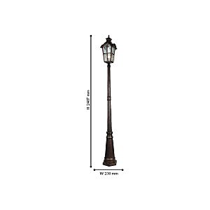 Столб фонарный уличный Bristol 2036-1F