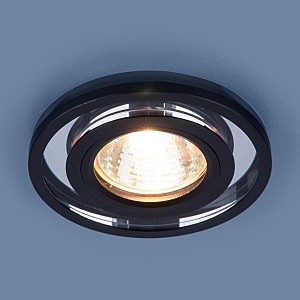 Встраиваемый светильник 7021 7021 MR16 SL/BK зеркальный/черный