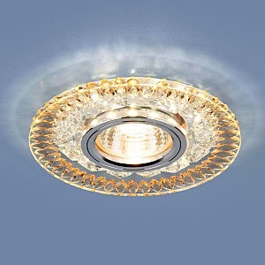 Встраиваемый светильник 2198 2198 MR16 CL/GD прозрачный/золото