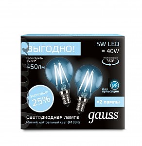 Светодиодная лампа Gauss 105801205P