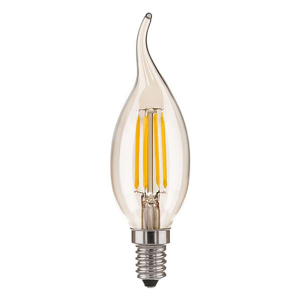 Светодиодная лампа Elektrostandart Свеча на ветру BL120 6W 4200K E14 (CW35 прозрачный)