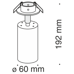 Встраиваемый светильник Focus C018CL-01W
