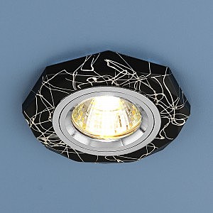 Встраиваемый светильник 2040 2040 MR16 BK/SL черный/серебро
