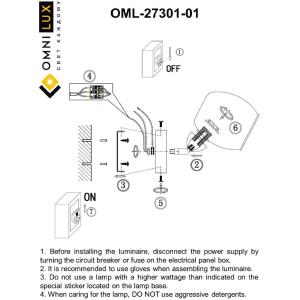 Светильник спот Tesero OML-27301-01