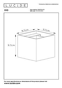 Настенное бра Xio 09217/04/31