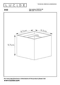 Настенное бра Xio 09217/04/36