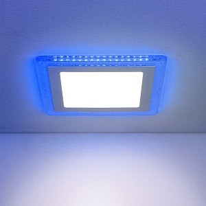 Встраиваемый светильник DLS024 DLS024 12+6W 4200K подсветка Blue (DLS024 18W 4200K)
