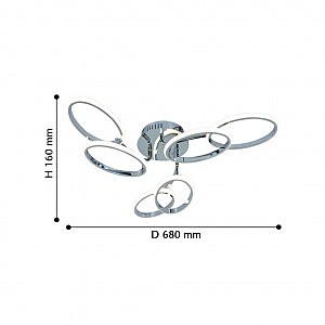 Потолочная люстра Foramina 2377-6U