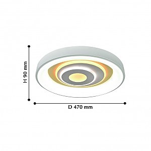 Светильник потолочный Lamellar 2461-5C