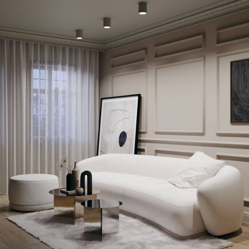 C001CW-01W Накладной светильник Maytoni Conik gyps C001CW-01W